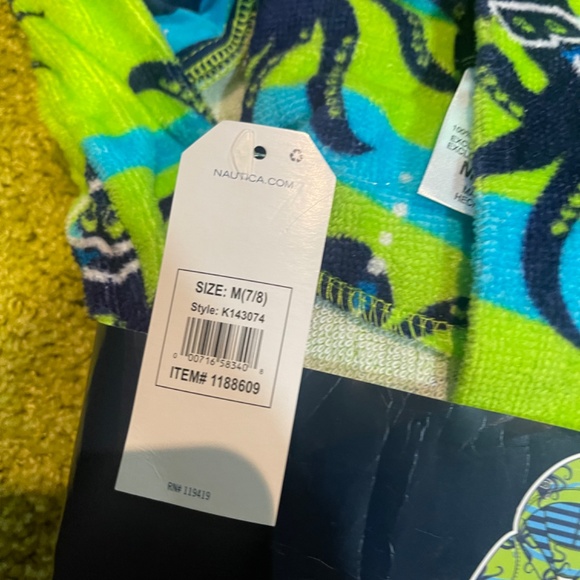 Bundle of Ralp Lauren swim trunks, quicksilver swim trunks and cover up. - Picture 5 of 7